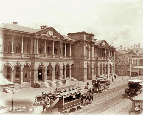 View of the exterior of the General Post Office