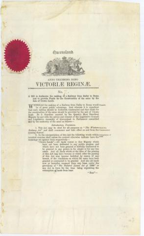 QSA ID 611079:Acts of the Parliament of Queensland:  VOL 11, 38 & 39 VIC