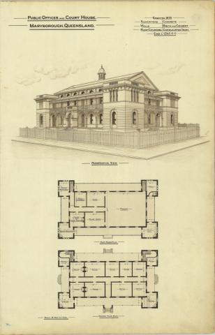 Plans of the Public Offices, Maryborough