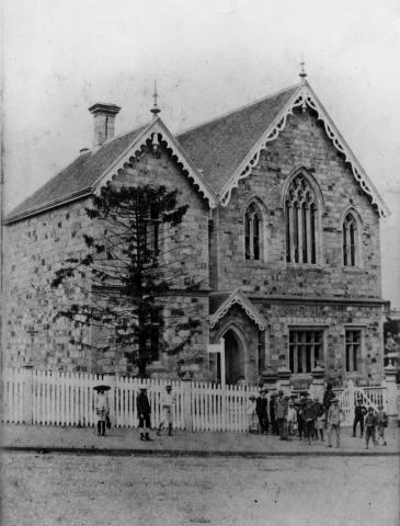 Normal School building on the corner of Edward and Adelaide Streets, Brisbane