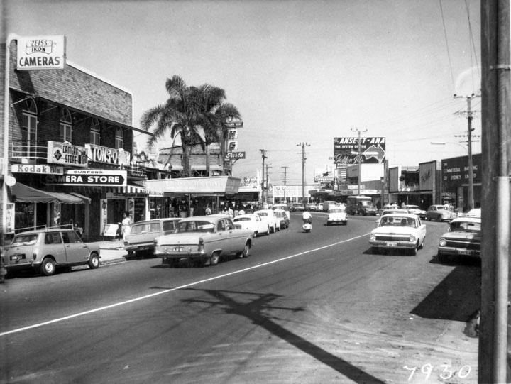 Gold Coast Highway from the 1960s