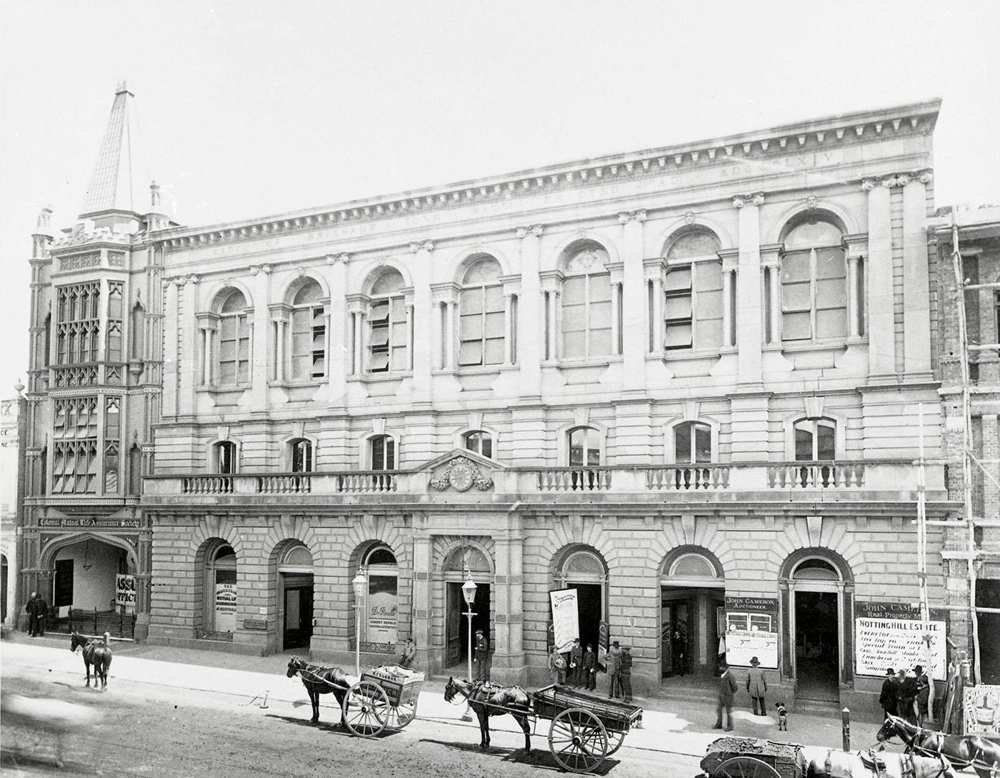 Front facade of the Old Brisbane Hall