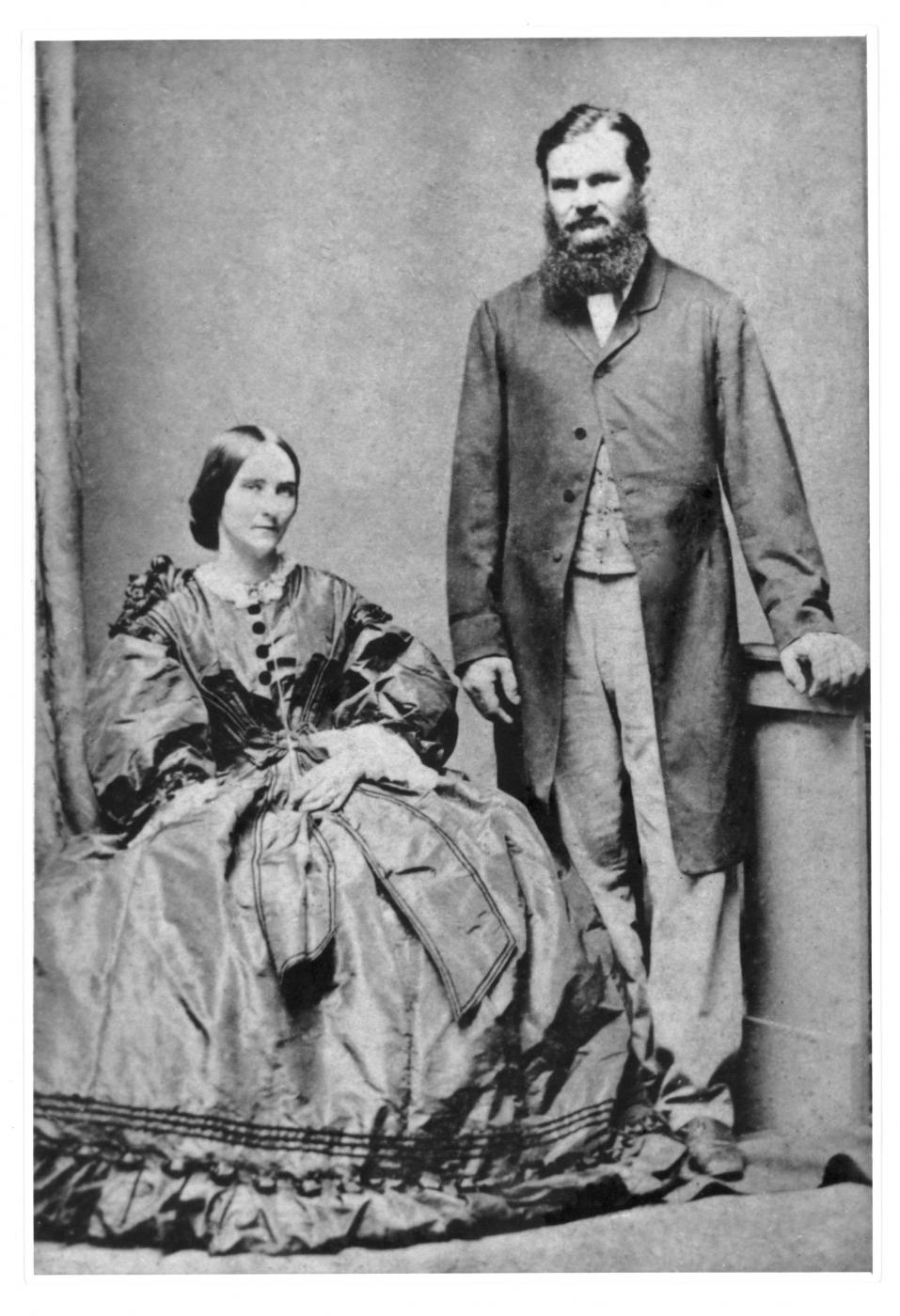 Portrait of William Landsborough and Mrs Landsborough