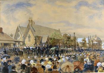 6938 Sir Anthony Musgrave Funeral [Work of Art] 1888-1890
