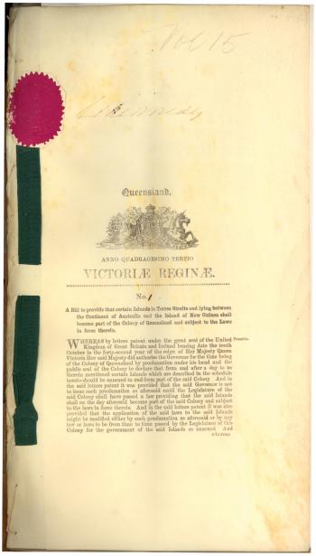 Queensland Coast Islands Act of 1879