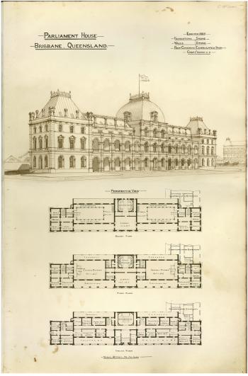 Architectural plans of Parliament House